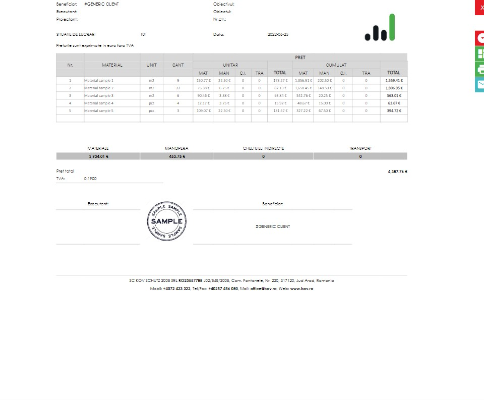 Generate bill estimates with our app